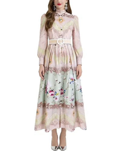 Vincent Maxi Dress In Pink