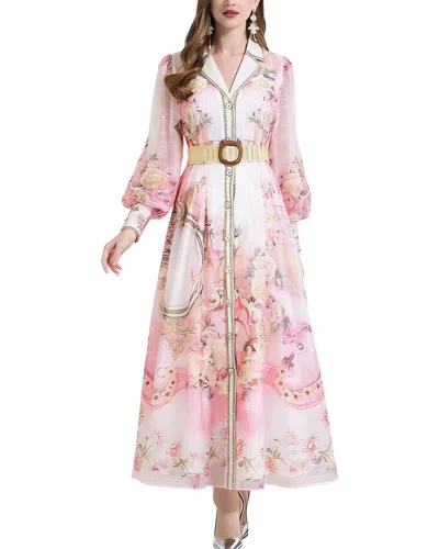 Vincent Maxi Dress In Pink