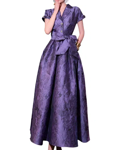 Vincent Maxi Dress In Purple