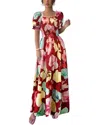 Vincent Maxi Dress In Red