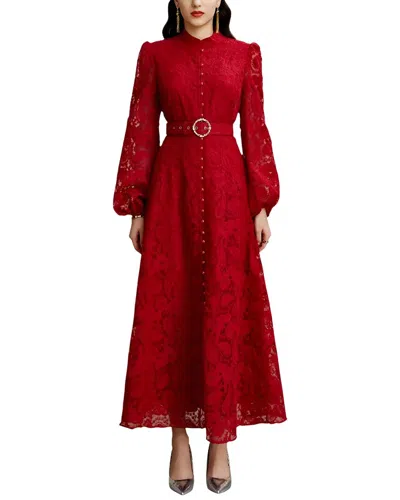 Vincent Maxi Dress In Red