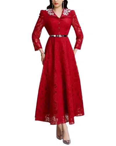 Vincent Maxi Dress In Red