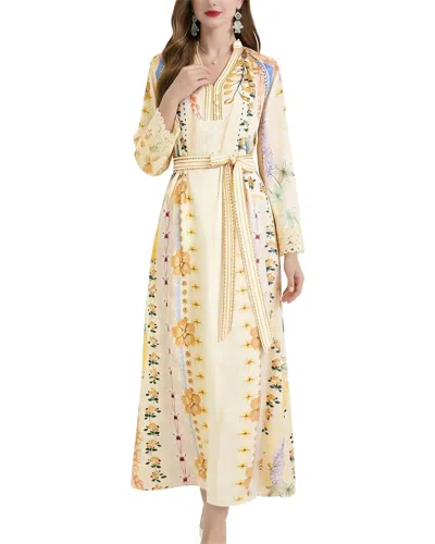 Vincent Maxi Dress In Yellow