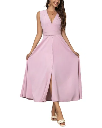 Vincent Midi Dress In Pink