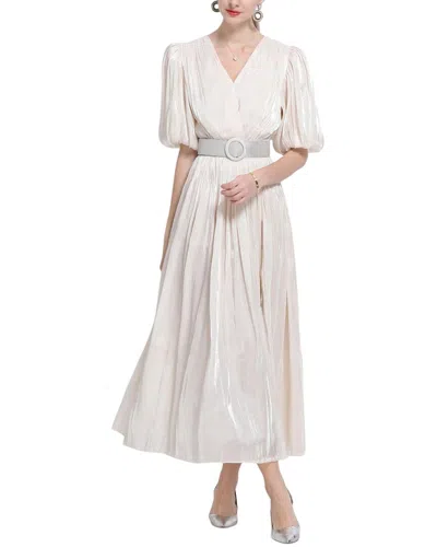 Vincent Midi Dress In Neutral
