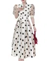 Vincent Midi Dress In White