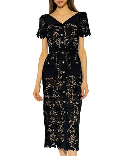 Vincent Midi Dress In Black