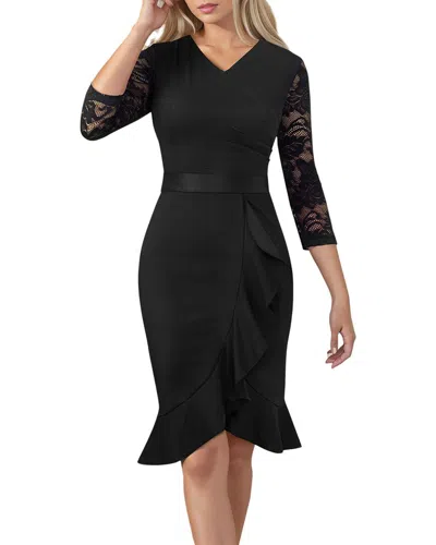 Vincent Midi Dress In Black