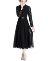 Vincent Midi Dress In Black