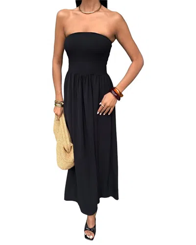 Vincent Midi Dress In Black