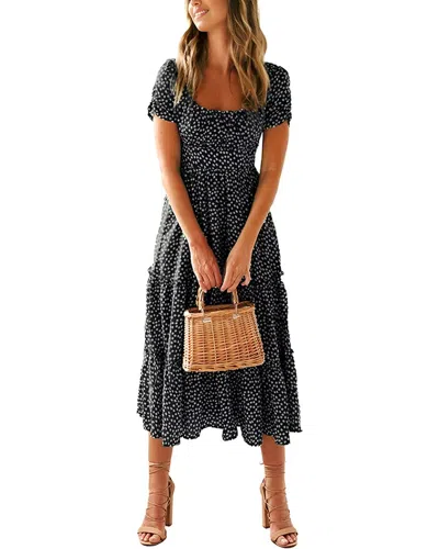 Vincent Midi Dress In Black