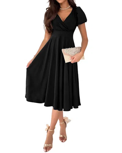 Vincent Midi Dress In Black