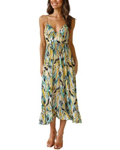 Vincent Midi Dress In Blue