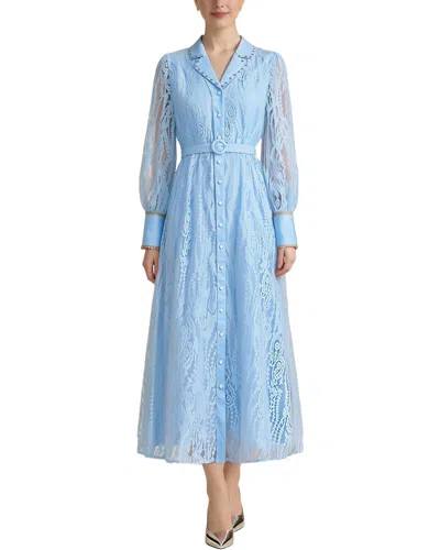 Vincent Midi Dress In Blue