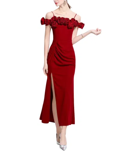 Vincent Midi Dress In Brown