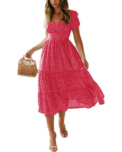 Vincent Midi Dress In Brown