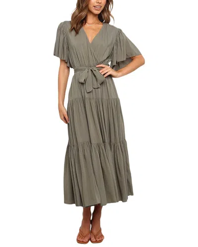 Vincent Midi Dress In Gray