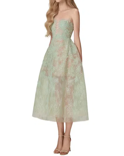 Vincent Midi Dress In Green