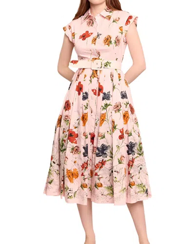 Vincent Midi Dress In Pink