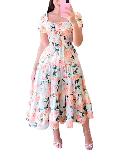 Vincent Midi Dress In Multi