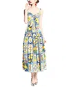 Vincent Midi Dress In Multi