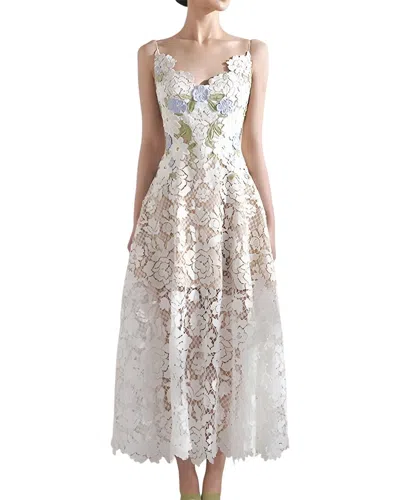 Vincent Midi Dress In Neutral