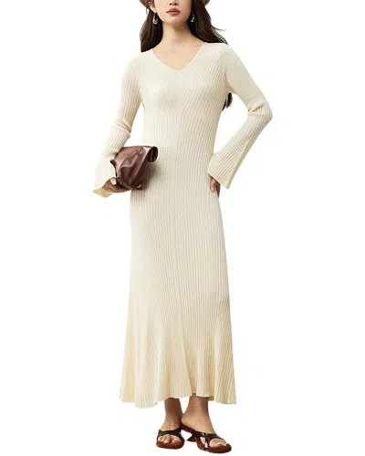 Vincent Midi Dress In Neutral