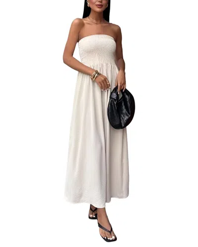 Vincent Midi Dress In Neutral