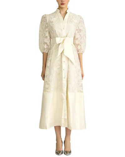 Vincent Midi Dress In Neutral