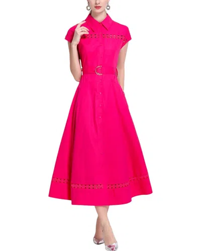 Vincent Midi Dress In Pink