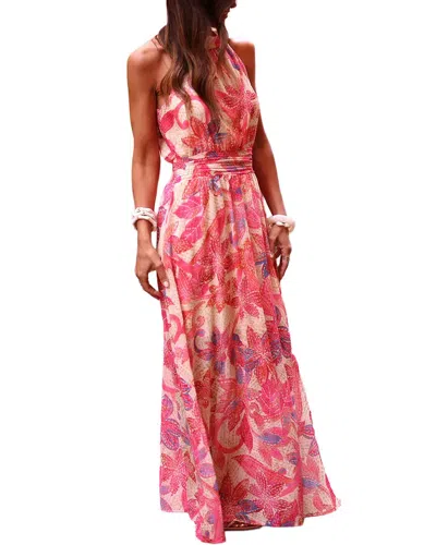 Vincent Midi Dress In Pink