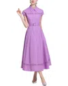 Vincent Midi Dress In Purple
