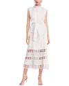 Vincent Midi Dress In White