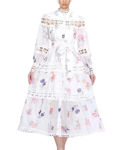 Vincent Midi Dress In White