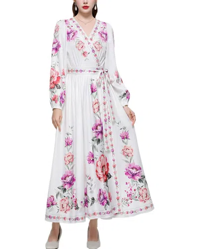 Vincent Midi Dress In White