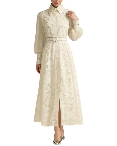Vincent Midi Dress In White