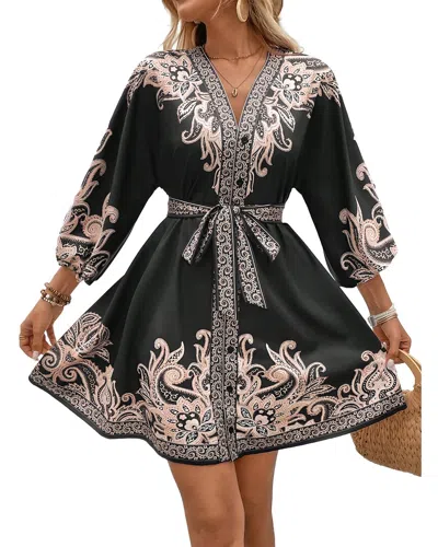 Vincent Mini Dress In Black