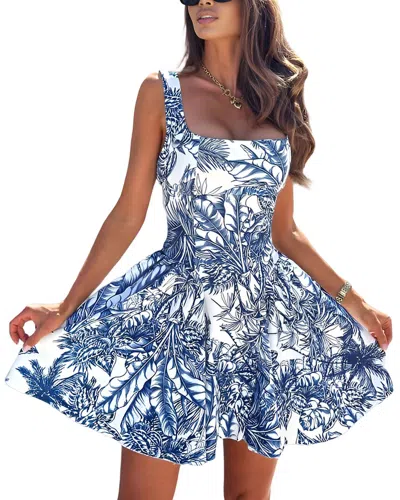 Vincent Mini Dress In Blue