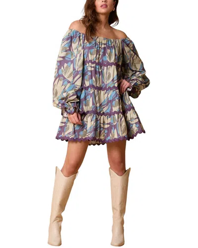 Vincent Mini Dress In Purple