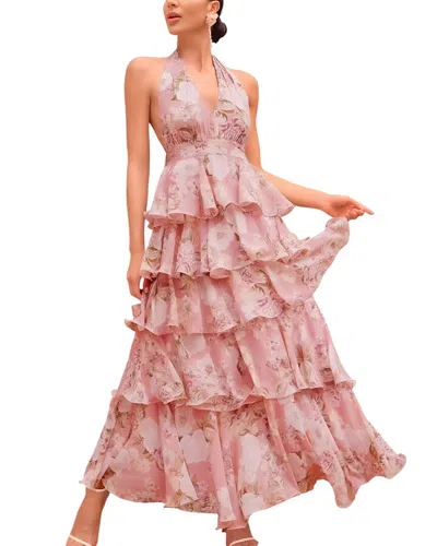 Vincent Missord Maxi Dress In Pink