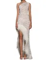 Vincent Off-shoulder Maxi Dress In White