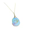 Vincent Peach Fine Jewelry Women's Gold / White Smiley Face Necklace