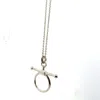 Vincent Peach Fine Jewelry Women's Silver Fulmer Bit Necklace