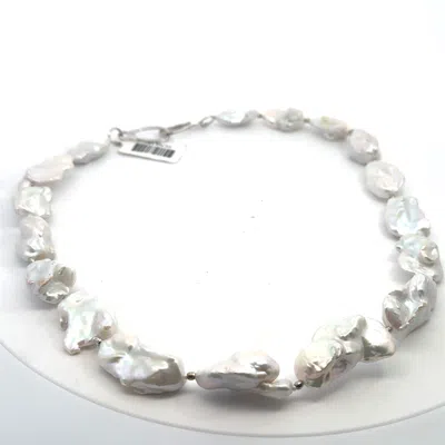 Vincent Peach Fine Jewelry Women's White Freshwater Pearl Necklace
