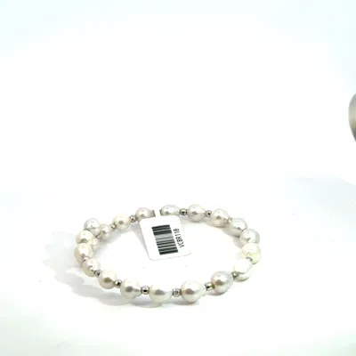Vincent Peach Fine Jewelry Women's Yangtze Silver Pearl Bracelet