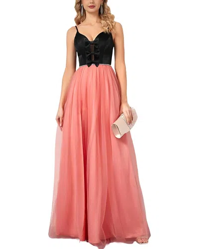Vincent Print Maxi Dress In Pink