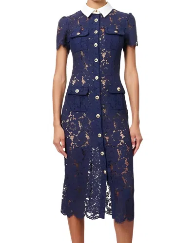 Vincent Shirt Dress In Blue
