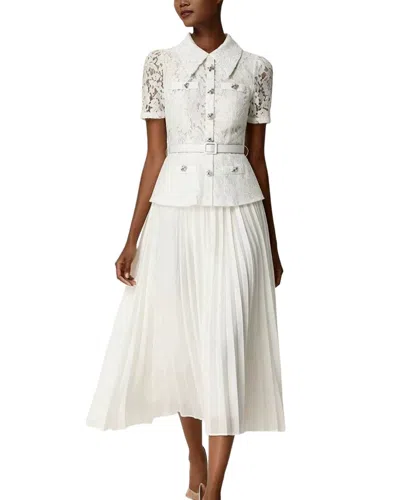 Vincent Shirt Dress In White