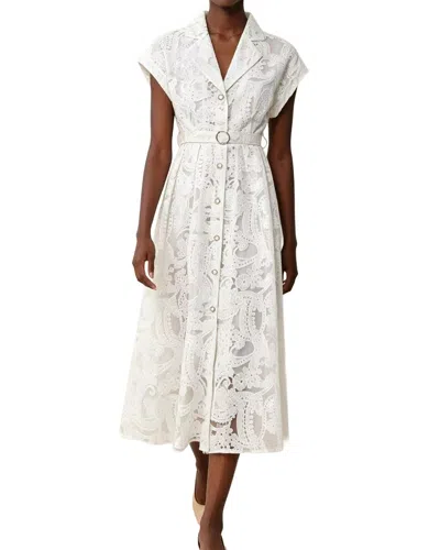 Vincent Shirt Dress In White