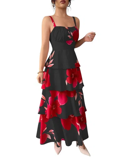 Vincent Silvia Rufino Maxi Dress In Black